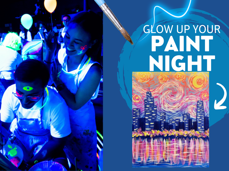 Glowing Starry Night - Chicago